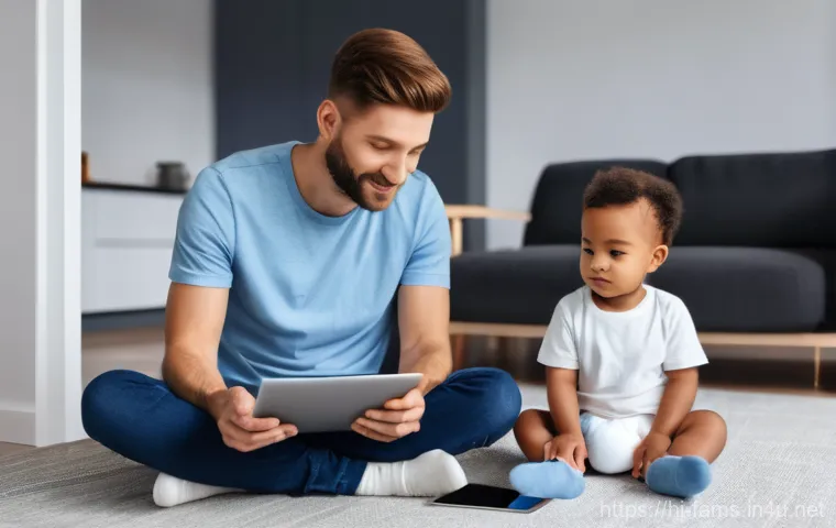 가족상담사 직무의 전망과 변화 예측 - **Prompt:** A serene and hopeful scene of a modern, diverse family of four (two parents, a teenage b...